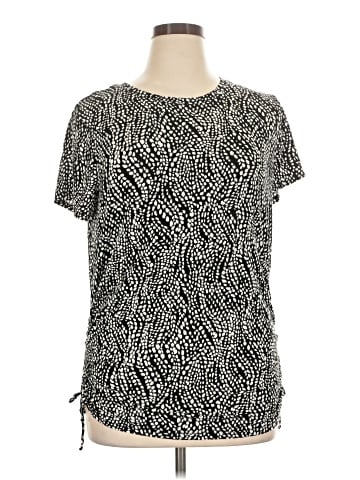 Simply Vera Vera Wang Short Sleeve Blouse (view 1)