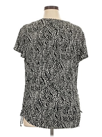 Simply Vera Vera Wang Short Sleeve Blouse (view 2)