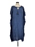 Mlle Gabrielle 100% Rayon Blue Kimono Size 1X - photo 1