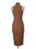 Zara Solid Brown Cocktail Dress Size L - photo 2