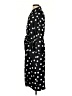 Worthington 100% Polyester Polka Dots Black Casual Dress Size S - photo 5