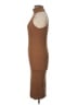 Zara Solid Brown Cocktail Dress Size L - photo 5