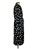 Worthington 100% Polyester Polka Dots Black Casual Dress Size S - photo 4