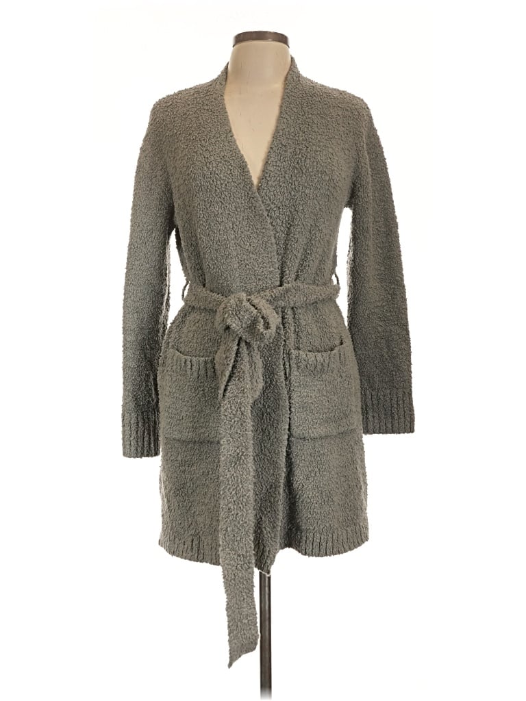 Pre-owned Skims Cardigan Sweater In Gray