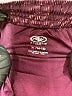 Walmart 100% Recycled Polyester Animal Print Purple Athletic Shorts Size XL - photo 4