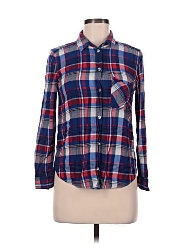 American Eagle Outfitters Long Sleeve Button-Down Shirt (view 1)