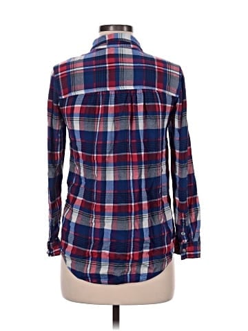 American Eagle Outfitters Long Sleeve Button-Down Shirt (view 2)