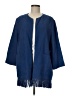 Tory Burch 100% Linen Blue Coat Size M - photo 1