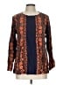 Matilda Jane 100% Rayon Orange Long Sleeve Blouse Size L - photo 1