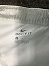 Nike 100% Recycled Polyester Solid Ivory Athletic Shorts Size S - photo 3
