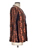 Matilda Jane 100% Rayon Orange Long Sleeve Blouse Size L - photo 4