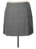 LOFT Versa Plaid Gray Formal Skirt Size 12 - photo 1