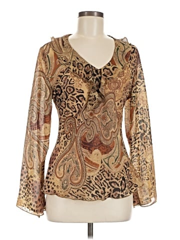 DressBarn Long Sleeve Blouse (view 1)