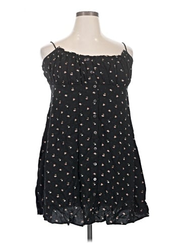 Madewell Tie-Back Button-Front Mini Dress in Geodot Floral (view 1)