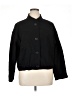 Max Studio 100% Polyester Solid Black Jacket Size XL - photo 1