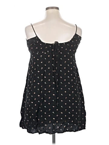 Madewell Tie-Back Button-Front Mini Dress in Geodot Floral (view 2)