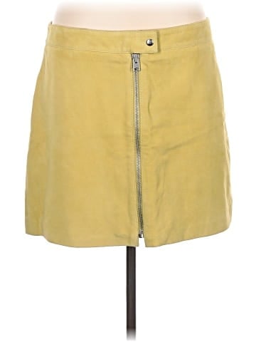 ALLSAINTS Leather Skirt (view 1)