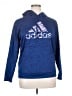 Adidas 100% Polyester Blue Pullover Hoodie Size XL - photo 1