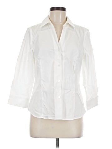 Anne Klein 3/4 Sleeve Button-Down Shirt (view 1)