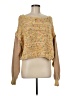 Free People Tweed Gold Pullover Sweater Size M - photo 1