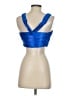Zara 100% Viscose Blue Tank Top Size S - photo 2