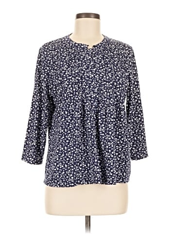 Lands' End 3/4 Sleeve Blouse (view 1)