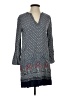 Dina Be Paisley Gray Casual Dress Size S - photo 1