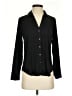 Ann Taylor 100% Polyester Black Long Sleeve Blouse Size XS (petite) - photo 1