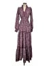 Max Studio Paisley Purple Casual Dress Size XS - photo 1