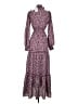 Max Studio Paisley Purple Casual Dress Size XS - photo 2