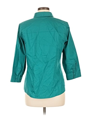 Chico's 3/4 Sleeve Button-Down Shirt (view 2)