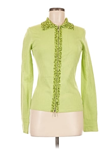 Cache Long Sleeve Silk Top (view 1)