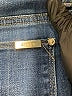 Chico's Chevron-herringbone Blue Jeans Size M (estimated) - photo 7