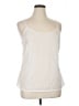 JCPenney 100% Polyester Ivory Tank Top Size 1X - photo 1