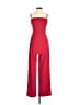 Trixxi Solid Red Jumpsuit Size S - photo 1