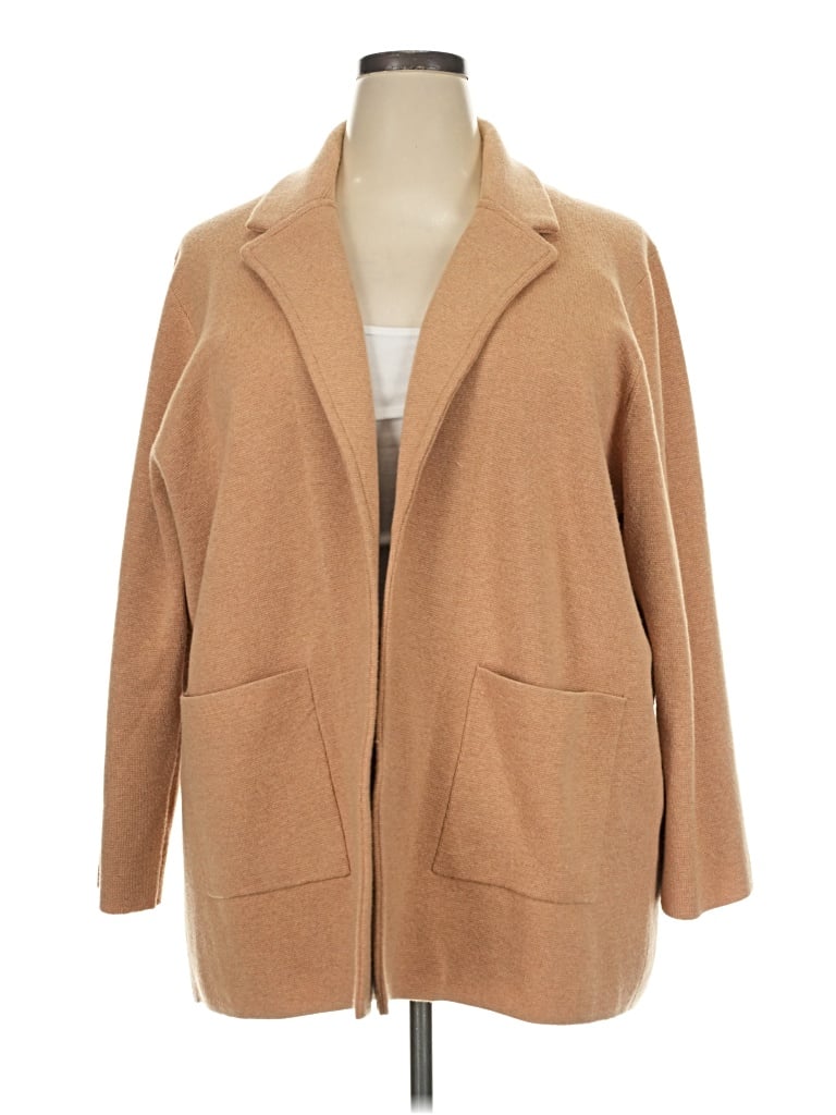 Pre-owned Jcrew Kimono In Tan