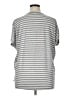 MICHAEL Michael Kors Metallic Silver Short Sleeve Top Size XL - photo 2