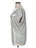 MICHAEL Michael Kors Metallic Silver Short Sleeve Top Size XL - photo 5