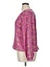 Ann Taylor LOFT Outlet 100% Polyester Pink Long Sleeve Blouse Size XL - photo 5