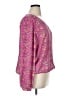Ann Taylor LOFT Outlet 100% Polyester Pink Long Sleeve Blouse Size XL - photo 4