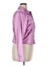 Intempo Metallic Purple Long Sleeve Blouse Size XL - photo 4