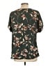Weston 100% Polyester Green Short Sleeve Blouse Size L - photo 2