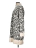 Ann Taylor LOFT Animal Print Ivory Silver Pullover Sweater Size L - photo 5
