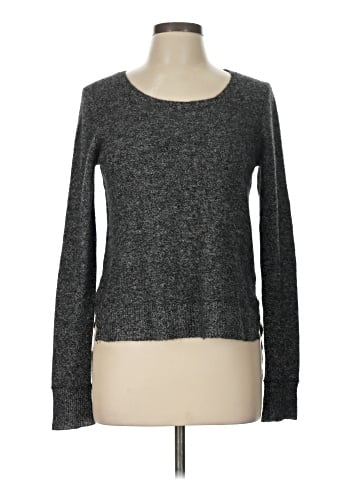 Aqua Cashmere Pullover Sweater (view 1)