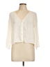 Forever 21 100% Polyester Ivory 3/4 Sleeve Blouse Size L - photo 1
