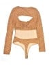 Le Lis Orange Bodysuit Size S - photo 2
