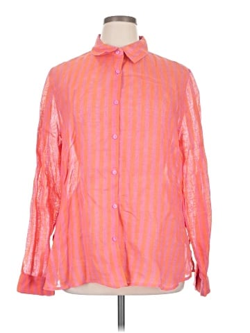 Nicole Miller New York Long Sleeve Button-Down Shirt (view 1)
