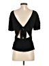 A.L.C. Black Short Sleeve Top Size 4 - photo 2