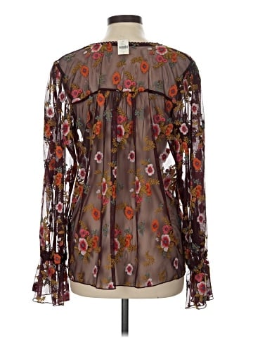 Feathers Long Sleeve Blouse (view 2)