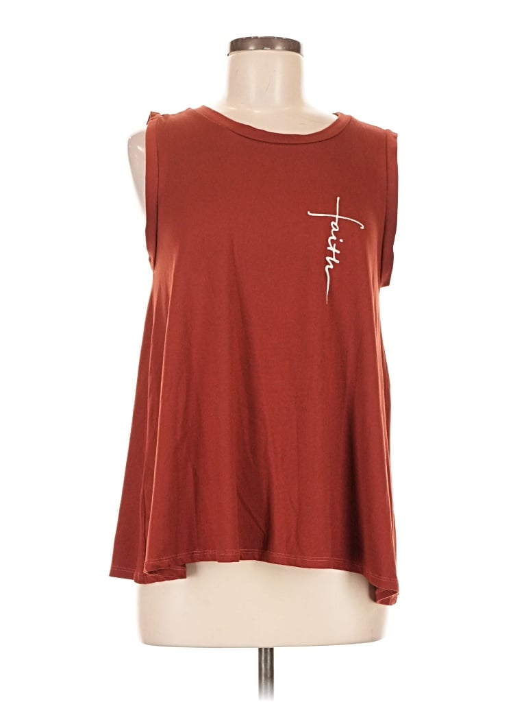 Pre-owned Polagram Sleeveless T-shirt In Red